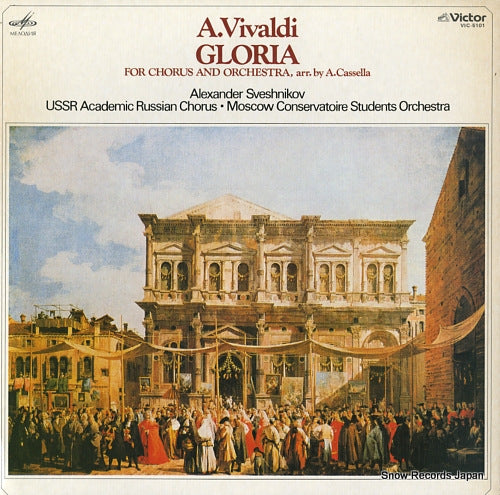 SVESHNIKOV, ALEXANDER vivaldi; gloria for chorus and orchestra, arr.by a.cassella VIC-5101