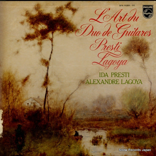 PRESTI, IDA, AND ALEXANDRE LAGOYA l'art du duo de guitares presti-lagoya SFX-9589