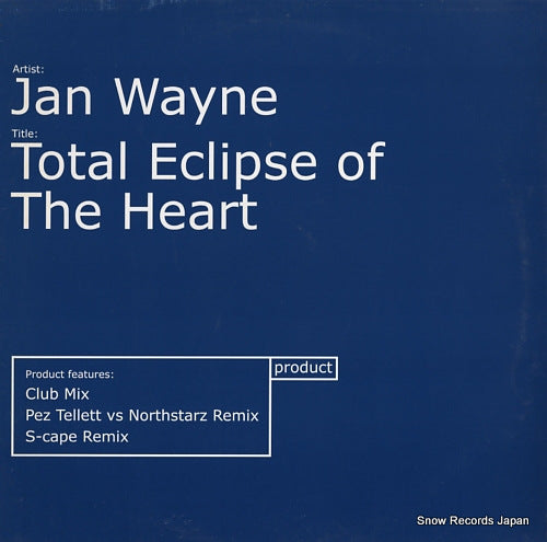 WAYNE, JAN total eclipse of the heart PDT10T