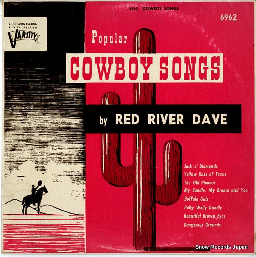 DAVE, RED RIVER popular cowboy songs 6962