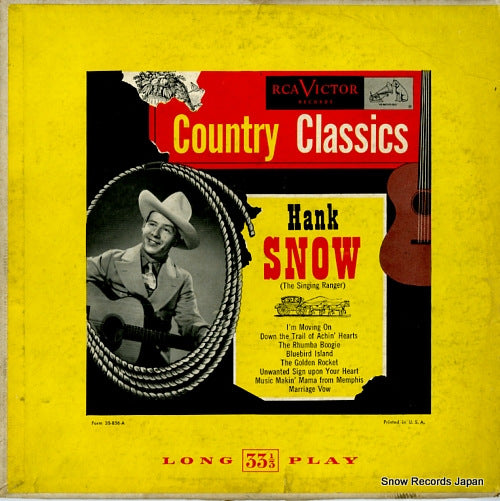 SNOW, HANK country classics LPM3026