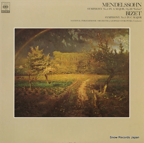 STOKOWSKI, LEOPOLD mendelssohn; symphony no.4 in a major op.90 "italian" FCCA516