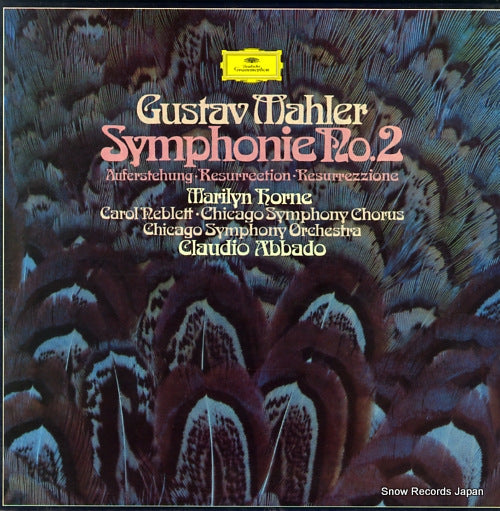 ABBADO, CLAUDIO mahler; symphony no.2 2707094