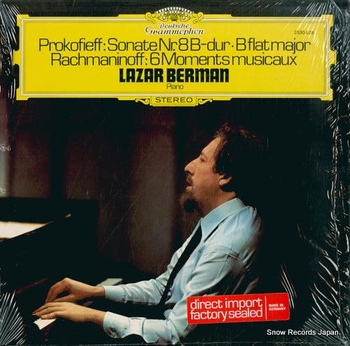 BERMAN, LAZAR prokofieff; klaviersonate nr.8 b-dur op.84 2530678