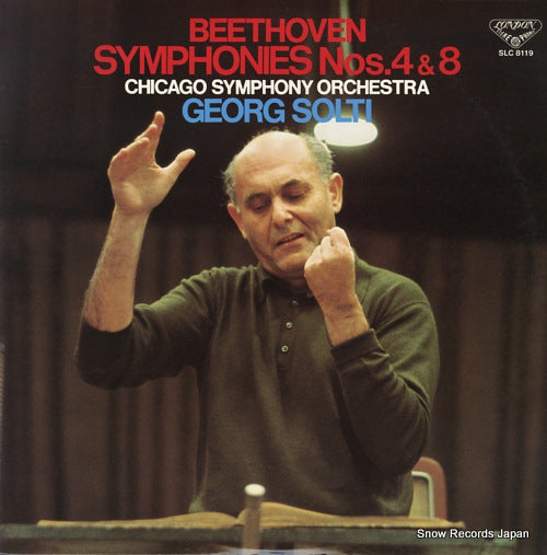 SOLTI, GEORG beethoven; symphonies nos.4 & 8 SLC8119