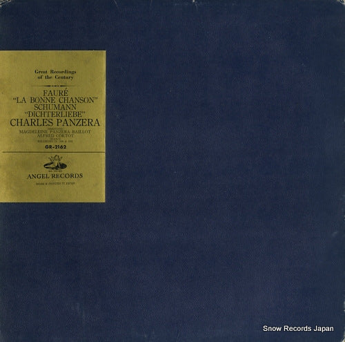 PANZERA, CHARLES faure; la bonne chanson GR-2162