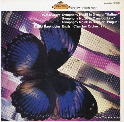 BARENBOIM, DANIEL mozart; symphony no.35"haffner", no.36"linz", no.38"prague" EAC-30326