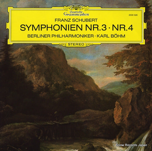 BOHM, KARL schubert; symphonien nr.3, nr.4 2530526