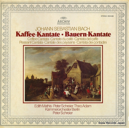 SCHREIER, PETER bach; kaffee-kantate / bauern-kantate 2533269