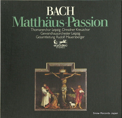 MAUERSBERGER, RUDOLF bach; matthaus-passion 80609XK