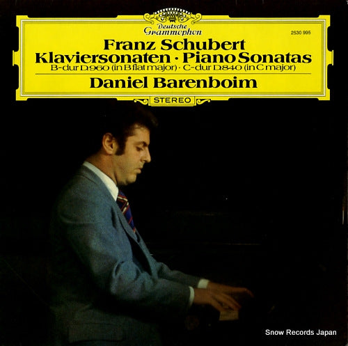 BARENBOIM, DANIEL schubert; piano sonatas in b flat major, in c major 2530995