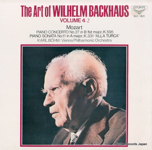BACKHAUS, WILHELM mozart; piano concerto no.27 in b flat major, k.595 SLC1821