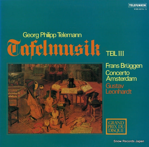 LEONHARDT, GUSTAV / FRANS BRUGGEN telemann; tafelmusik teil iii K19C-9274/5