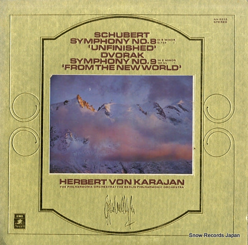 KARAJAN, HERBERT VON schubert; symphony no.8 "unfinished" AA-8215