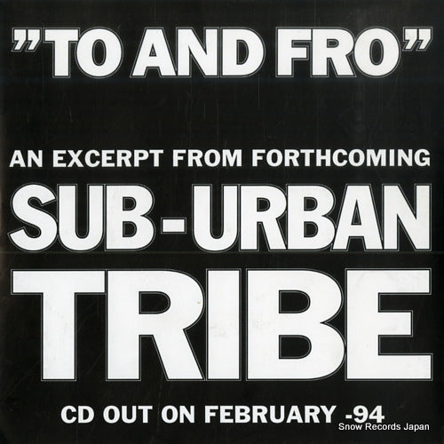 SUB-URBAN TRIBE to and fro GARS1