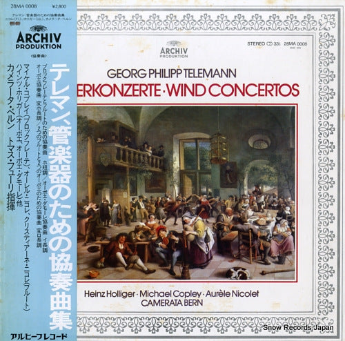BERN, CAMERATA telemann; blaserkonzerte, wind concertos 28MA0008