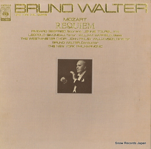 WALTER, BRUNO mozart; requiem k. 626 SONC15007