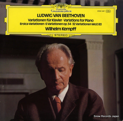 KEMPFF, WILHELM beethoven; variation furklavier 2530249