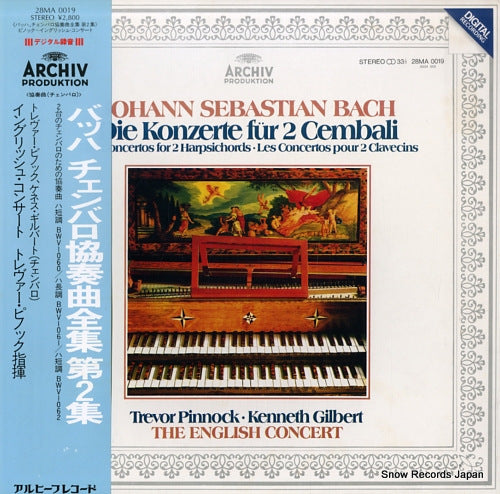 PINNOCK, TREVOR bach; the concertos for 2 harpsichords 28MA0019