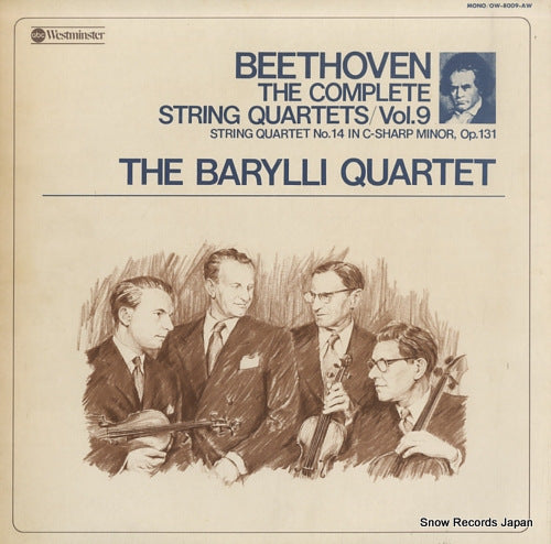 BARYLLI QUARTET beethoven; the complete string quartets / vol.9 OW-8009-AW