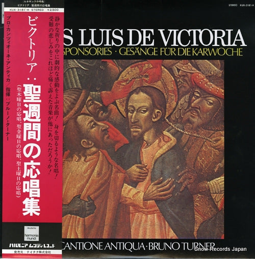 PRO CANTIONE ANTIQUA LONDON victoria; tenebrae responsories KUX-3181-H
