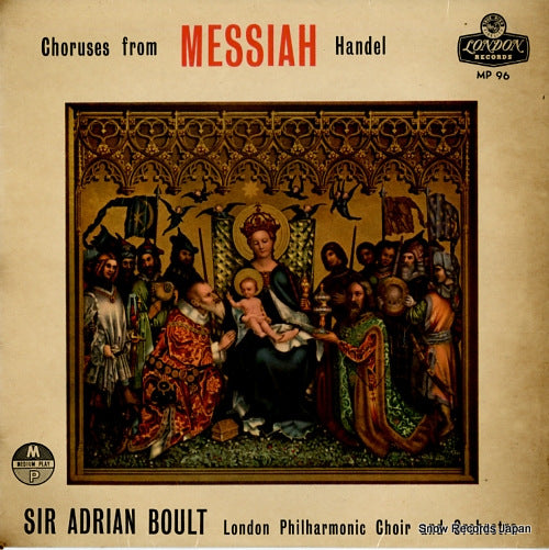 BOULT, ADRIAN handel; choruses from "messiah" MP96