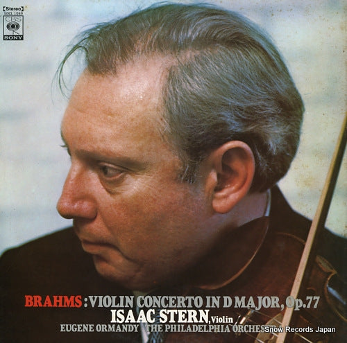 STERN, ISAAC brahms; violin concert o in d major, op.77 SICL1069