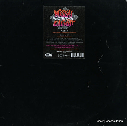 MISSY MISDEMEANOR ELLIOTT work it / p***ycat 0-67340