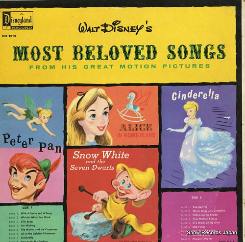 WALT DISNEY most beloved songs DQ1213