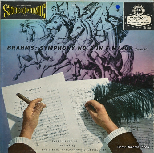 KUBELIK, RAFAEL brahms; symphony no.3 in f major(opous90) CS6022