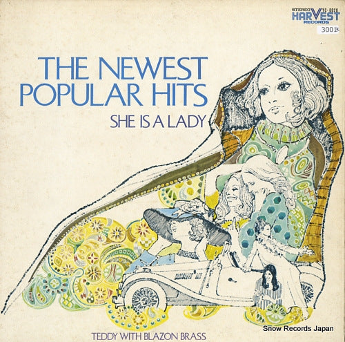 TEDDY WITH BLAZON BRASS the newest popular hits / she is a lady YC-6020