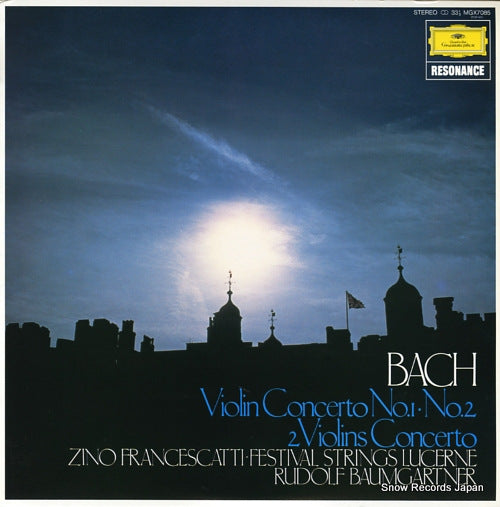 FRANCESCATTI, ZINO bach; concerto for 2 violins and strings in d minor bwv.1043 MGX7085