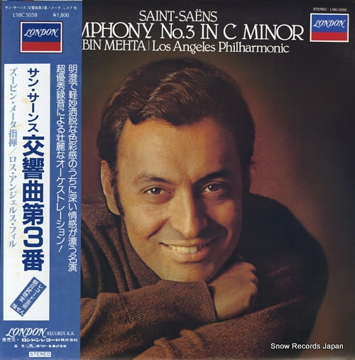 MEHTA, ZUBIN saint-saens; symphony no.3 in c minor op.78 L18C5058