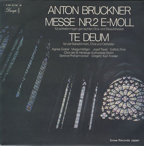 FORSTER, KARL bruckner; messe nr.2 e-moll 1C047-01142M