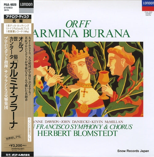 BLOMSTEDT, HERBERT orff; carmina burana POJL-9020