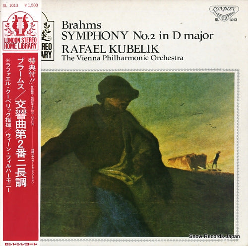 KUBELIK, RAFAEL brahms; symphony no.2 in d major SL1013