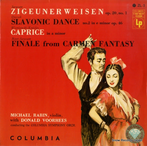 RABIN, MICHAEL sarasate; zigeunerweisen op.20, no.1 ZL-5