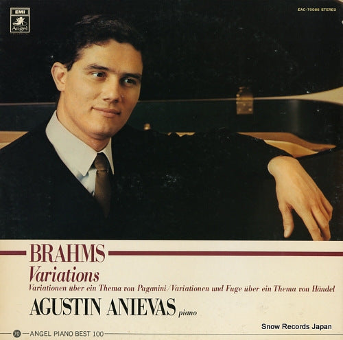 ANIEVAS, AGUSTIN brahms; variations EAC-70085