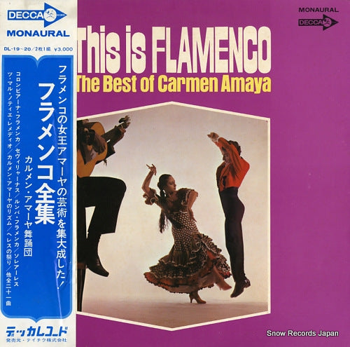 AMAYA, CARMEN, AND COMPANY this is flamenco DL-19-20