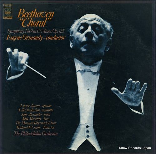 ORMANDY, EUGENE beethoven; symphony no.9 in d minor, op.125"chord" SOCJ22