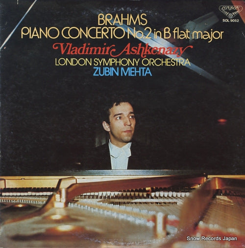 ASHKENAZY, VLADIMIR brahms; piano concerto no.2 in b flat major SOL9052