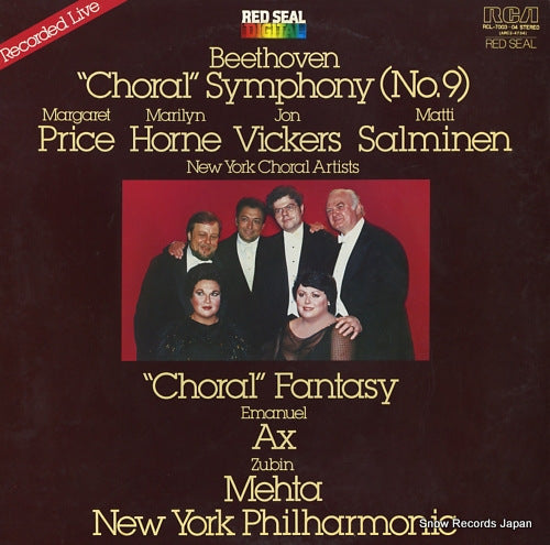 MEHTA, ZUBIN beethoven; "choral" symphony (no.9) / "choral" fantasy RCL-7003