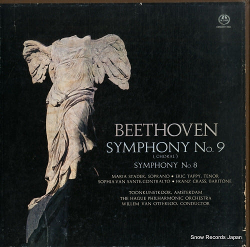 VAN OTTERLOO, WILLEM beethoven; symphony no.9 choral symphony no.8 M2400
