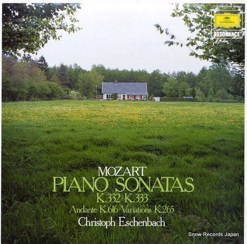 ESCHENBACH, CHRISTOPH mozart; piano sonatas MGX7044