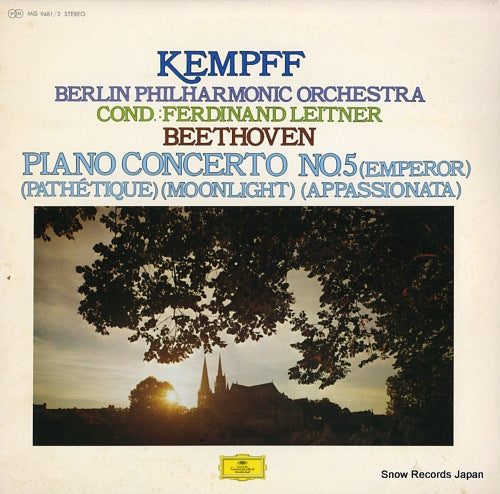 KEMPFF, WILHELM beethoven; piano concerto no.5"emperor" MG9481/2