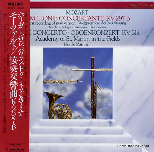 MARRINER, NEVILLE mozart; symphonie concertante kv297b 28PC-109