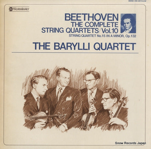 BARYLLI QUARTET, THE beethoven; the complete string quartets / vol.10 OW-8010-AW