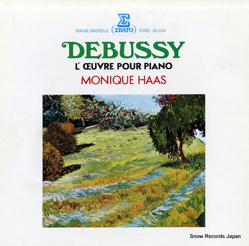 HAAS, MONIQUE debussy; l'oeuvre pour piano REL-3163