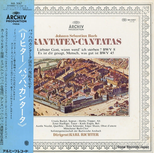 RICHTER, KARL bach; cantatas MA5067