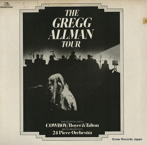 ALLMAN, GREGG the gregg allman tour 2C0141